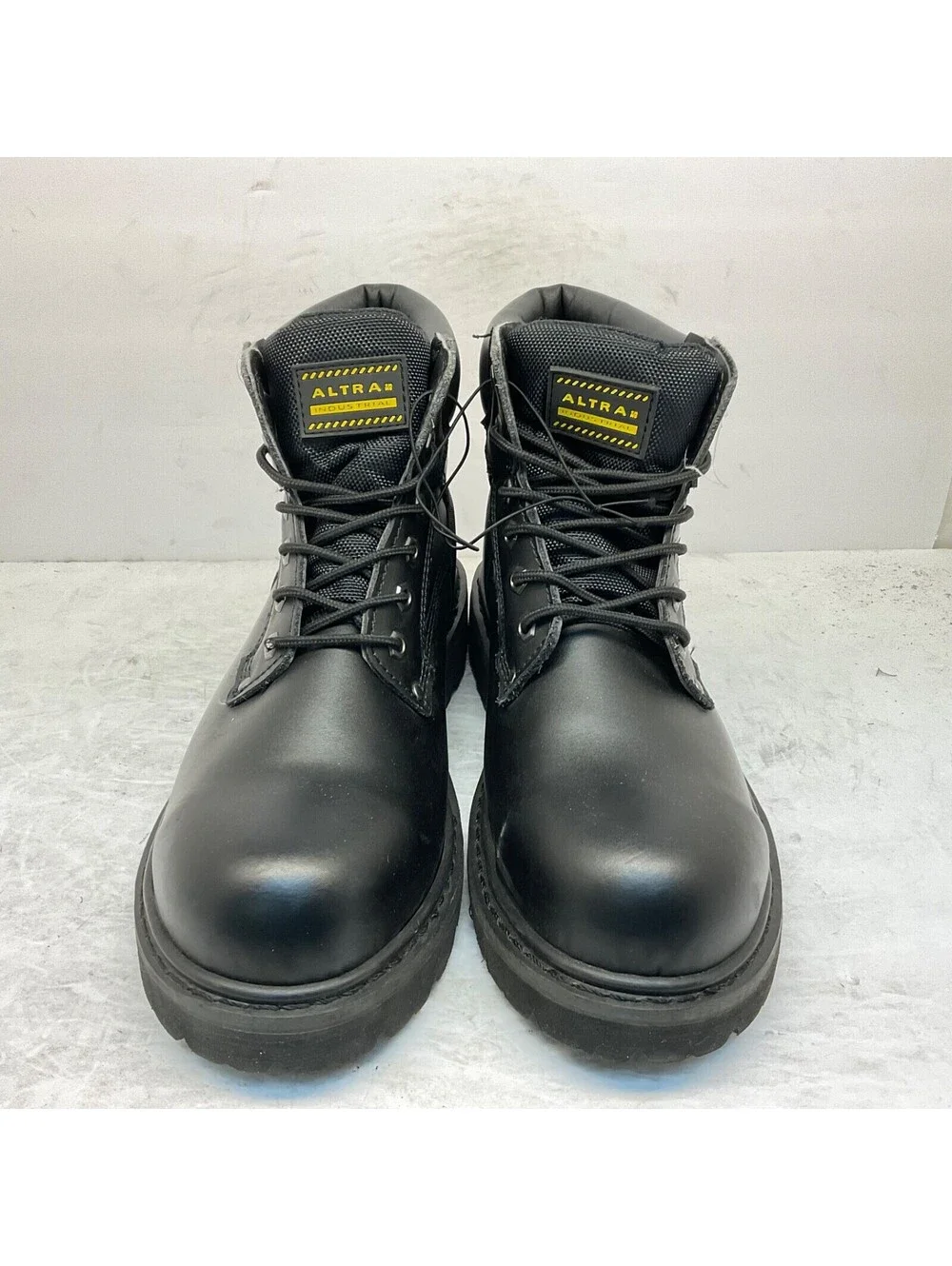 Altra Industrial Men’s 6” Work Boots MC190999 Black Leather Size 11M